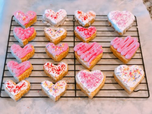 Valentine Sugar Cookie Bars - The Sweet Cucina