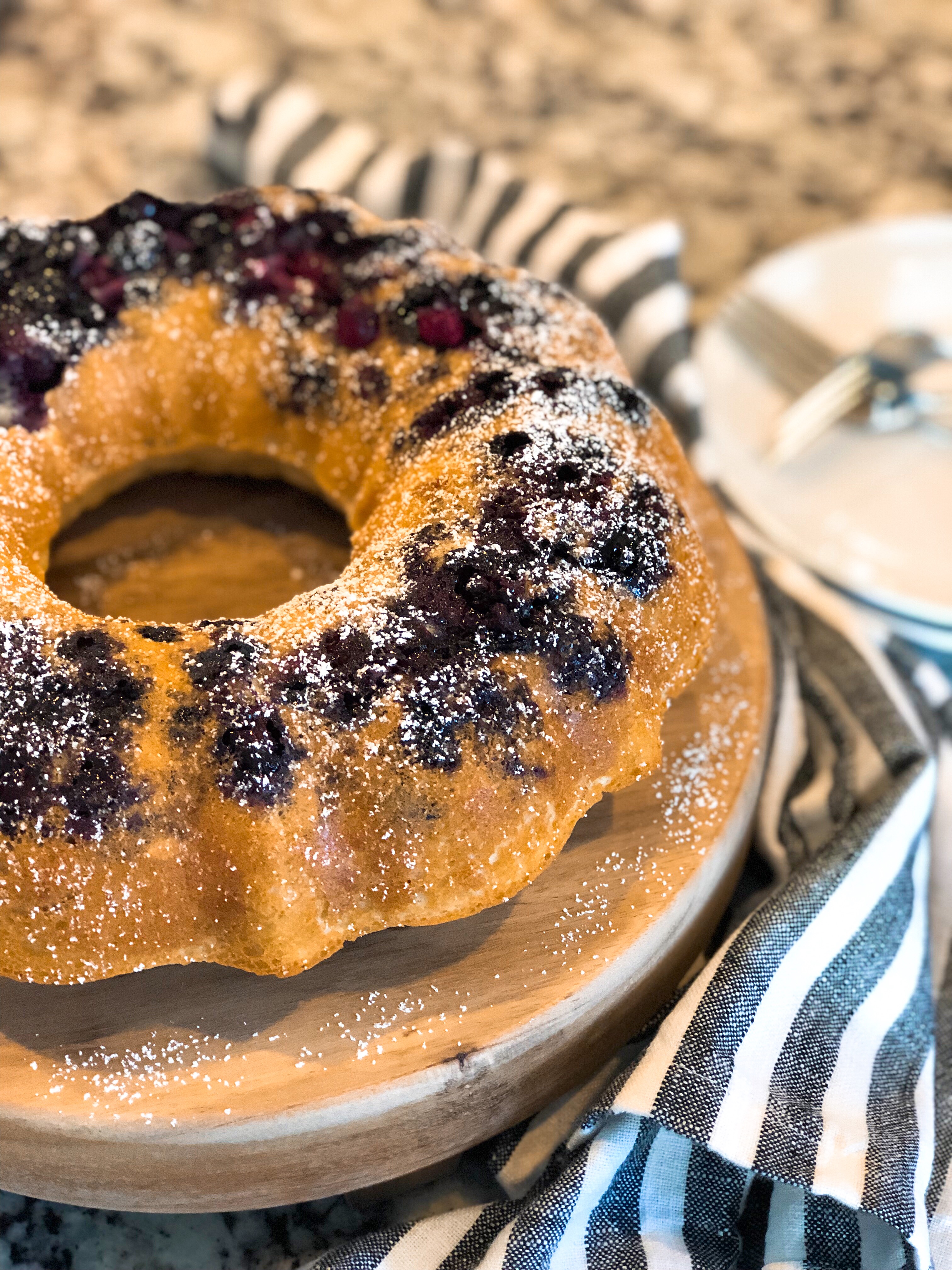 Blueberry Pancake Ring - The Sweet Cucina