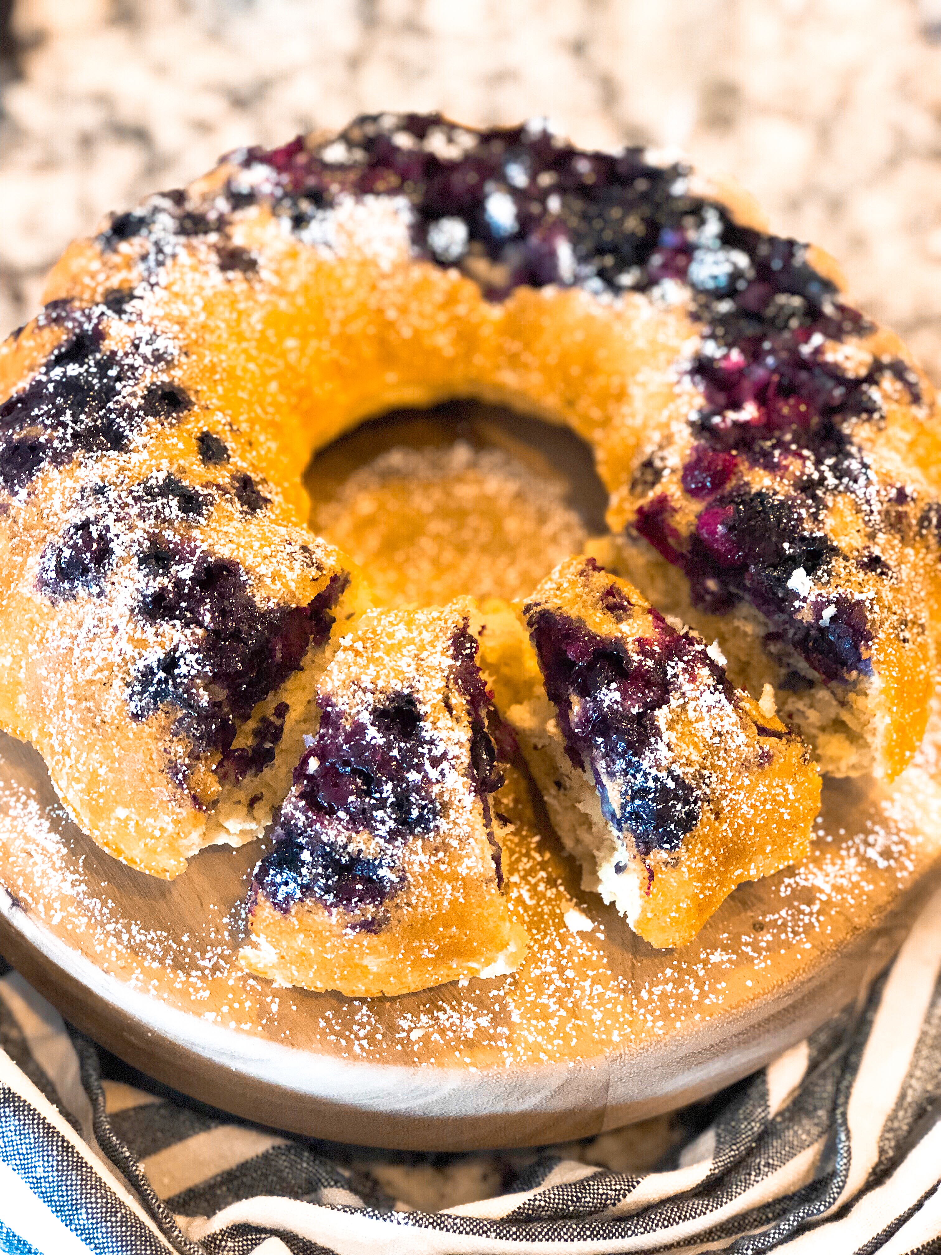 Blueberry Pancake Ring