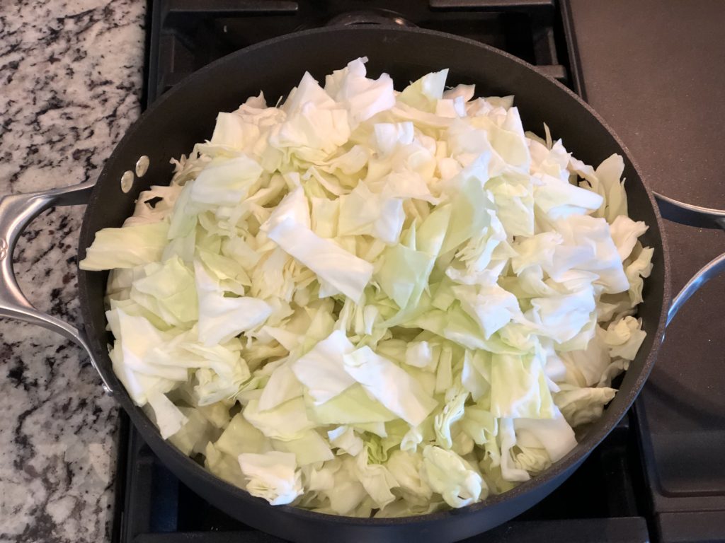 Fried Cabbage and Noodles - The Sweet Cucina