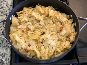 Fried Cabbage and Noodles - The Sweet Cucina