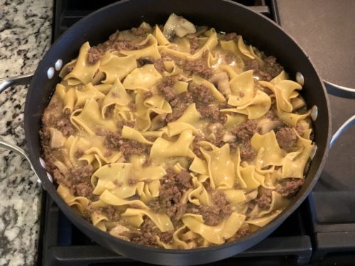 Beef Stroganoff Skillet - The Sweet Cucina