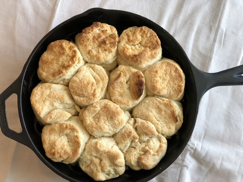 Cast Iron Buttermilk Biscuits - The Sweet Cucina