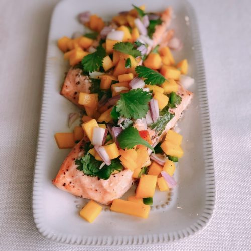 Cilantro Lime Salmon - The Sweet Cucina