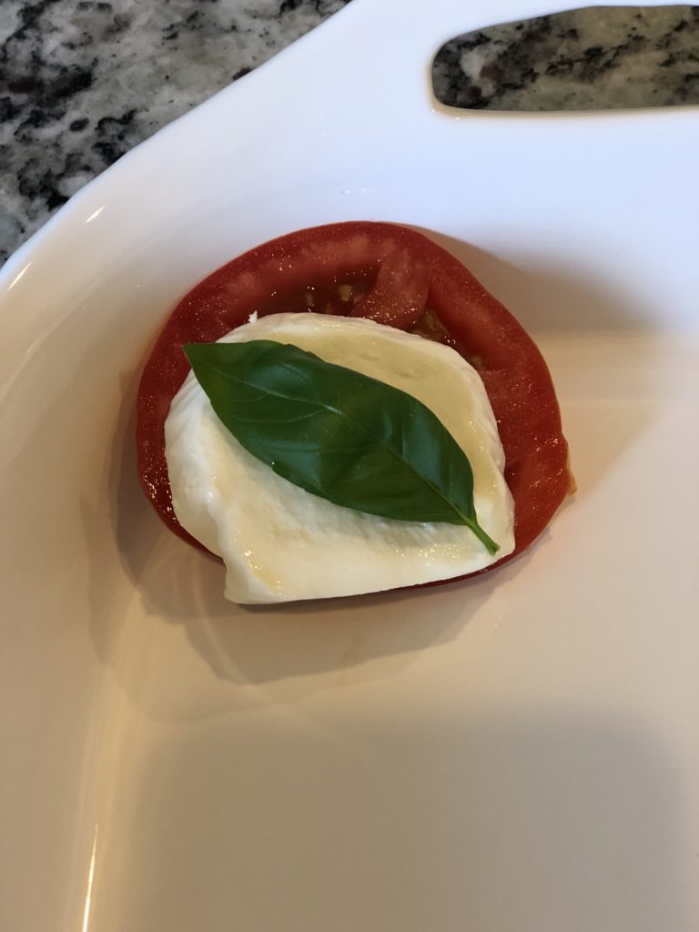 Tomato, Mozzarella, Basil