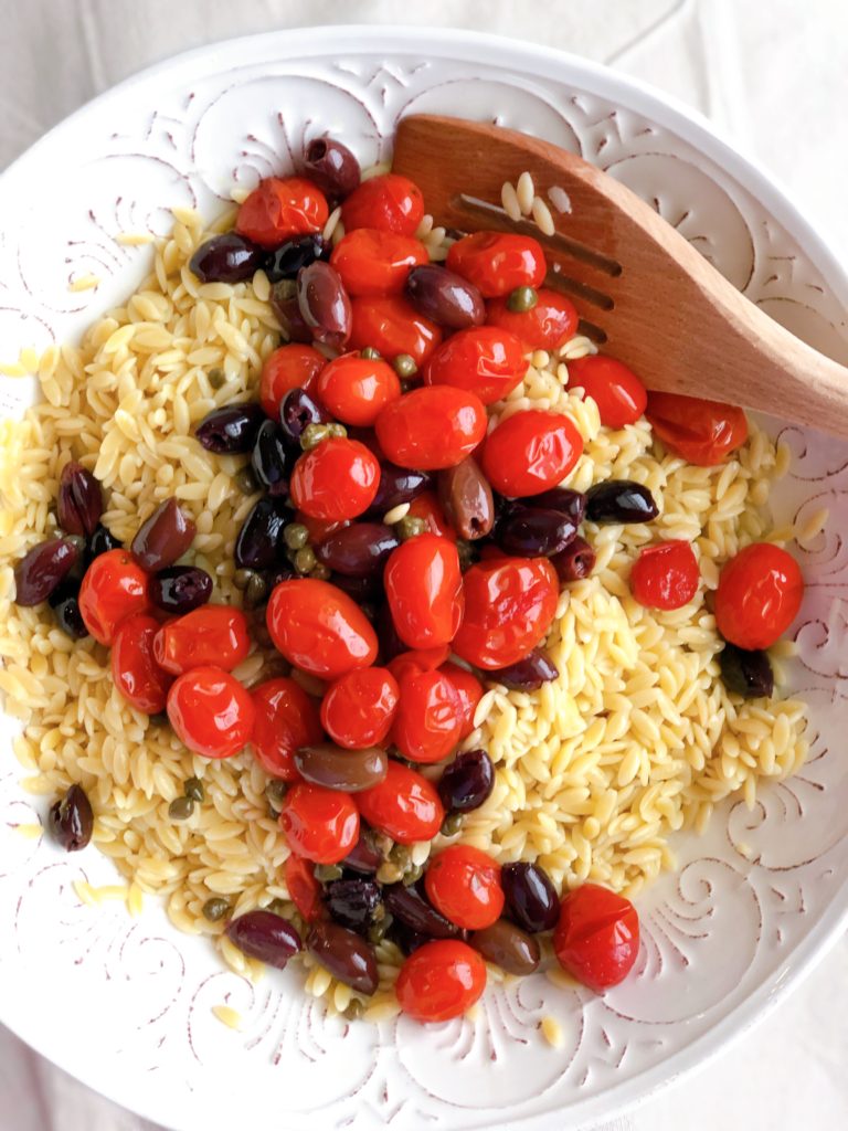 Olive and Tomato Orzo