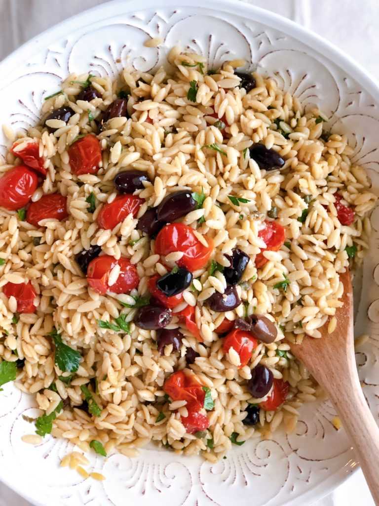 Olive and Tomato Orzo