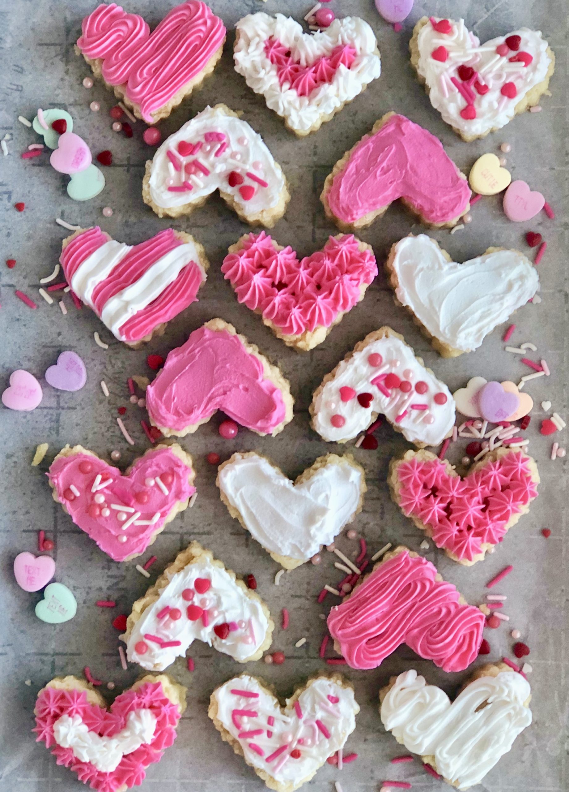 Valentine Sugar Cookie Bars - The Sweet Cucina