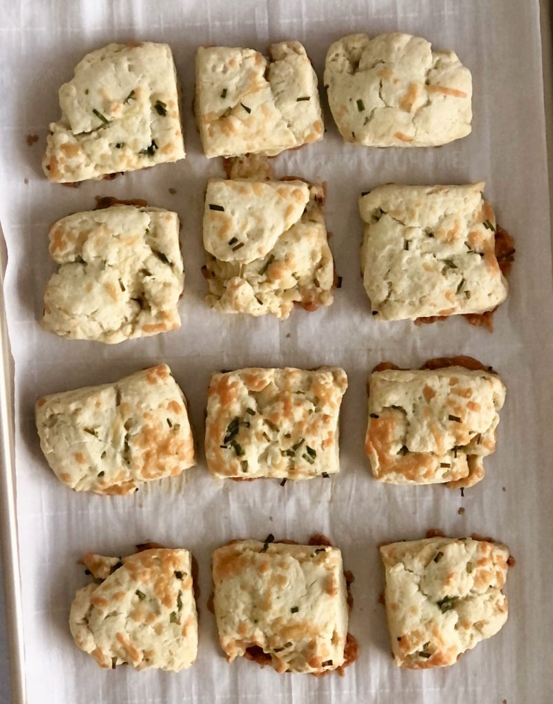 Cheddar and Chive Scones