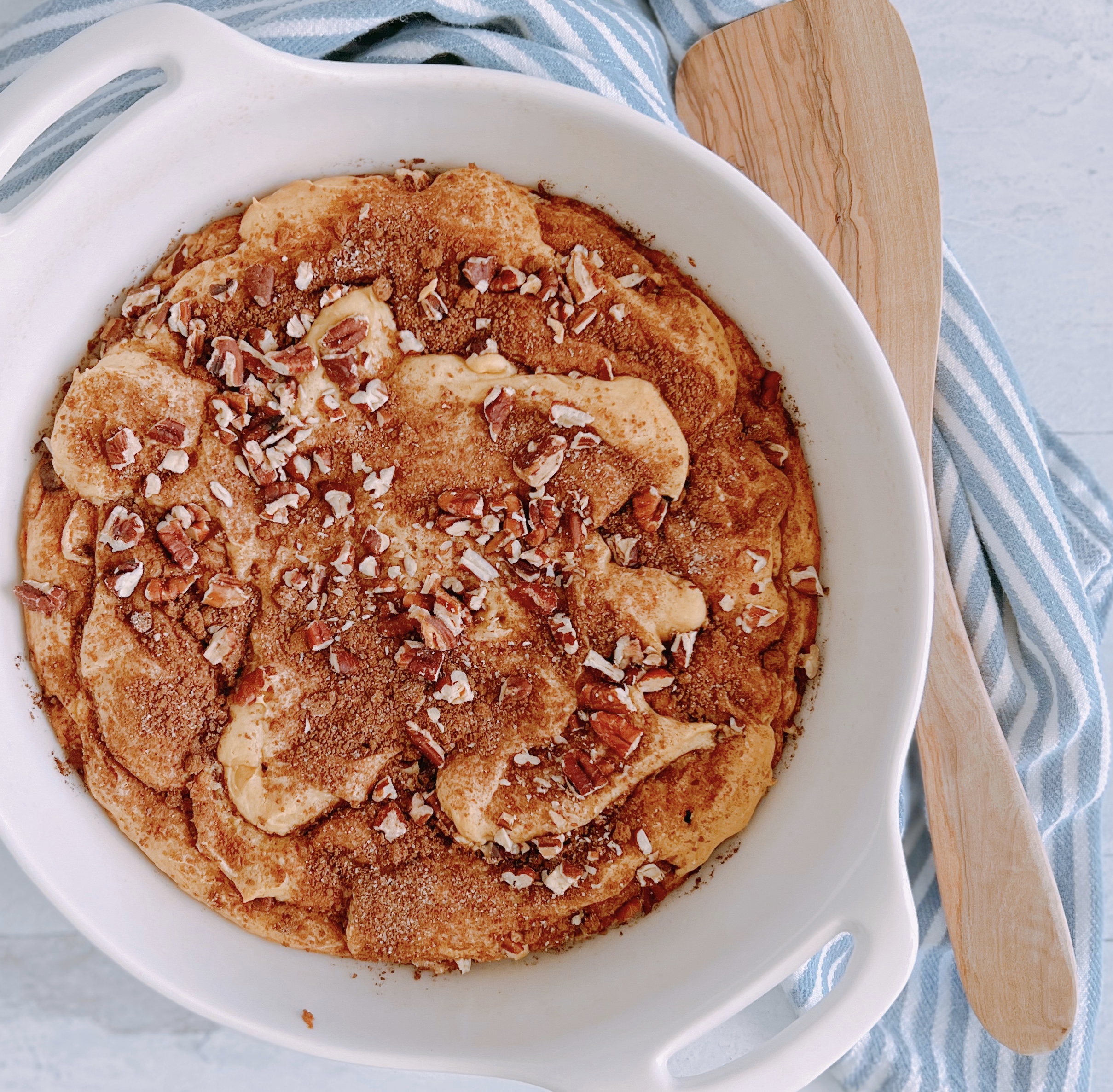 Cinnamon Roll Pudding Cake