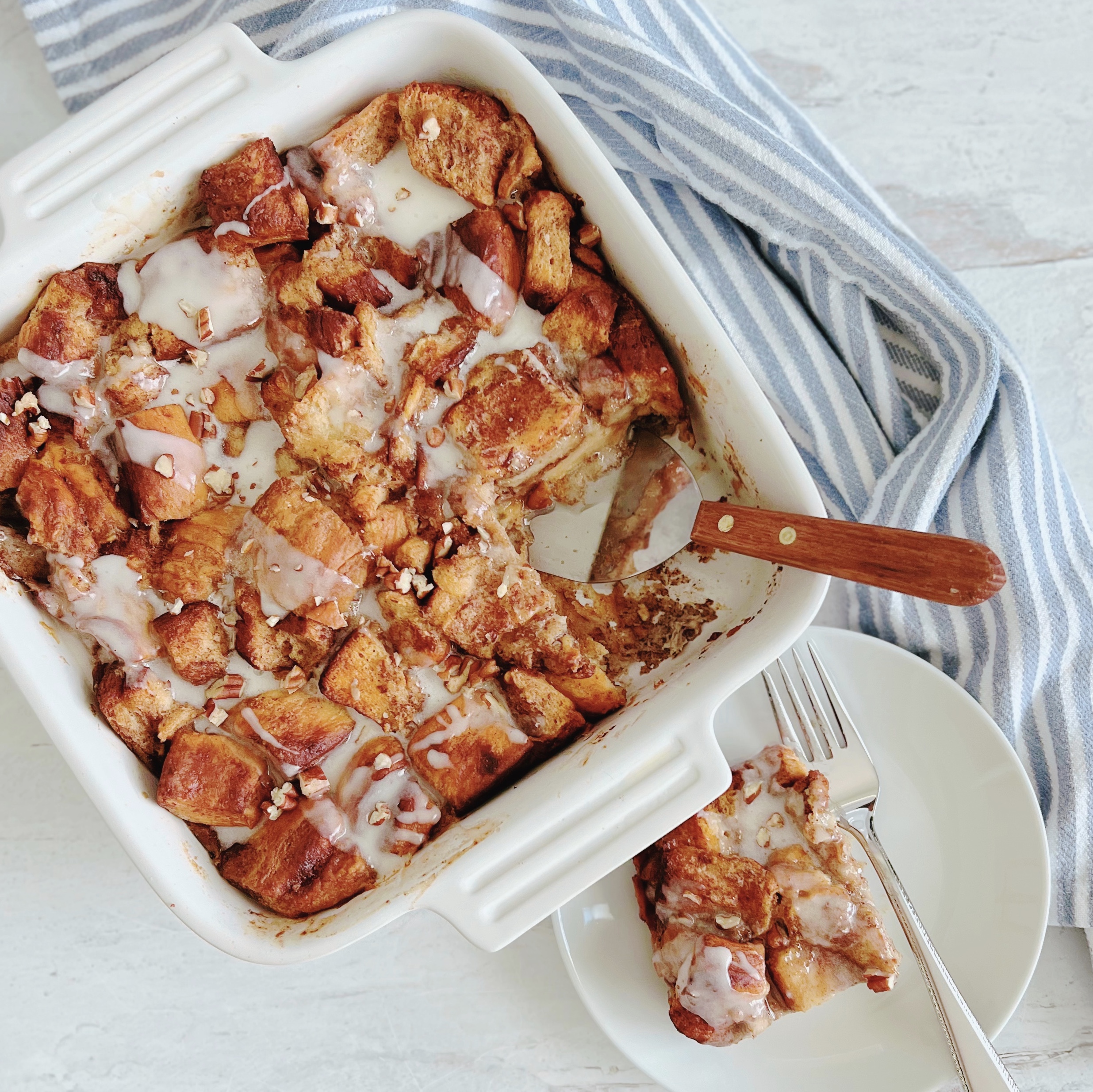 Cinnamon Roll Bread Pudding