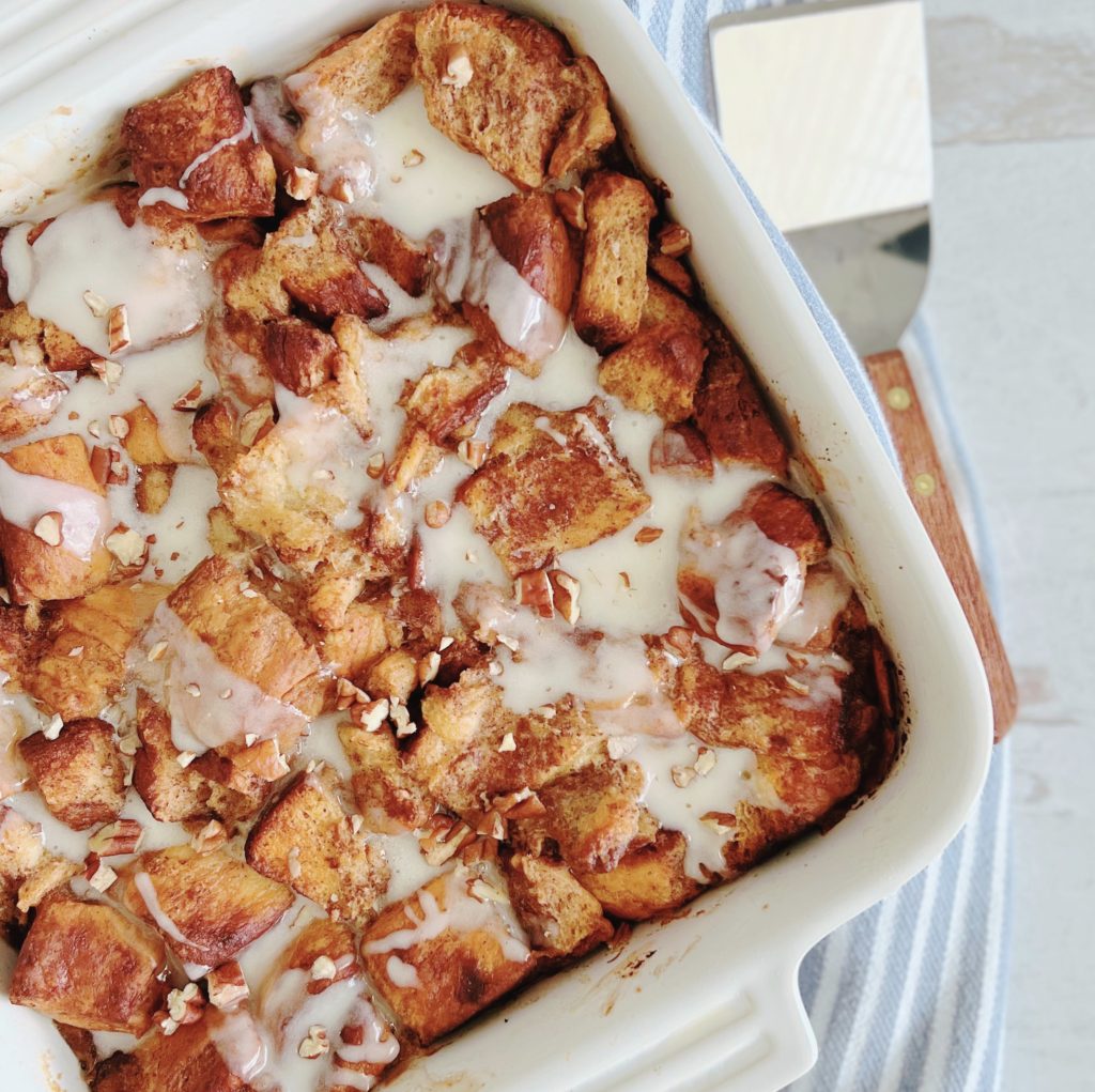 Cinnamon Roll Bread Pudding