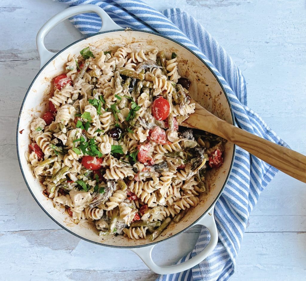 Roasted Feta Vegetable Pasta